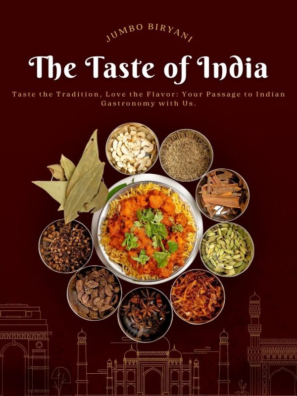 Maroon Vibrant Indian Food Restaurant Promotion Instagram Post